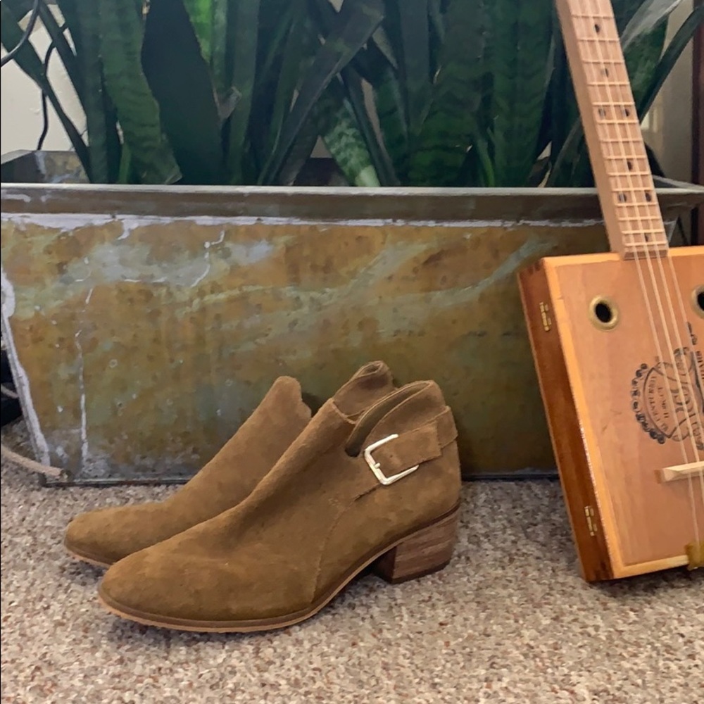 Suede booties